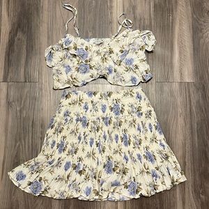 Two- piece floral set